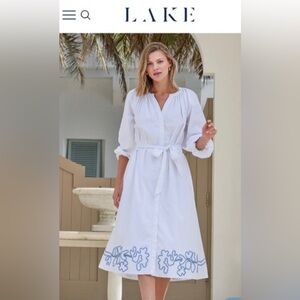 Lake Brunch Dress in White